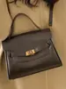 Bolso Tote Retro de Gran Capacidad para Viajes Diarios de Mujer 2025 Invierno Nuevo Estilo Casual de Alto Valor Bolso de Hombro Cruzado