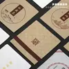 Bolsas para Envasado de Té, Papel Kraft Auto-Sellantes Lámina de Aluminio 357g Bolsas de Almacenamiento para Té Blanco y Pasteles de Té Pu'Er, Bolsas Selladas a Prueba de Humedad Venta al por Mayor