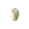Molde de silicona para hornear pastel de mousse de conejo hecho a mano blanco tazón de gelatina pastel conejo blanco molde de grado alimenticio
