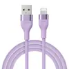 Cable de Datos de Silicona de 60W Totalmente Compatible con Carga Rápida Cable de Datos Doble Tipo C Adecuado para Cable de Carga de Teléfono Móvil Apple y Android Tipo C