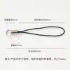 Cordão para Celular de Anel Duplo Personalizado 100 Cores Pingente de Boneca Corda de Poliéster Acessórios de Joias DIY Materiais Artesanais