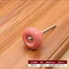 Manijas Cerámicas Blancas y Negras para Muebles, Puertas de Gabinete, Cajones y Zapateros, Manijas Redondas de Agujero Único Minimalistas Modernas Estilo Europeo