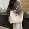 Bolsa Tote Grande Capacidade Estilo Coreano, Bolsa de Trabalho da Moda para Mulheres, Nova Bolsa Tote Versátil de Ombro Verão 2025