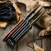 Cuchillo Plegable Portátil para Exteriores Cuchillo Plegable de Supervivencia para Acampar al Aire Libre