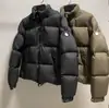 Chamarra de plumas Mengjia nueva moda urbana insignia marca M chamarra de plumas unisex versátil casual capucha oculta BESBRE