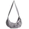Bolso Bandolera para Mujer 2025 Verano Nuevo de Gran Capacidad Estilo Bollo Normcore Casual Ligero Relajado Bolso de Hombro