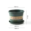 Vaso de Plástico Espessado com Controle de Raízes de Galão para Varanda Rabanete Verde Plantas em Vasos Morango Rosa Plantas Verdes Suculentas Tamanho Grande Vaso de Flores Doméstico