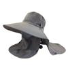 Sombrero Personalizado de Protección Solar Integral para Mujer, Sombrero de Pescador de Verano con Ala Ancha y Cubierta Facial, Sombrero Solar para Recolección de Té, Ala Grande Transpirable