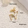 Nuevos Accesorios Navideños de Esmalte Europeo y Americano para Joyería DIY Papá Noel Muñeco de Nieve Pendientes de Campana Pulsera Colgantes Charms