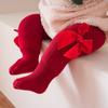 Meia-calça Grossa Forrada com Lã Infantil Outono e Inverno Meias de Dança para Bebê Menina Roupas Externas Quentes para Bebê Leggings de Furo Grande