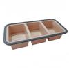 Nuevo Molde de Silicona Bicolor para Pastel de Grado Alimenticio Molde para Gelatina Refrigerador Horno Microondas Molde para Pastel para Hornear Universal