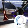 Luz de Advertencia Streamer para Puerta de Coche de Venta Caliente Led Estroboscópica Bicolor Tira de Luz Decorativa de Escaneo de Borde de Puerta Anticolisión para Coche