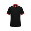 Camisa Polo de Rayón de Manga Corta con Cuello y Bloques de Color de 240 g Top de Algodón Puro Ropa de Trabajo Estampada Bloques de Color Ropa para Viajes de Negocios