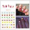 Pegatinas Luminosas Transfronterizas para Uñas Infantiles para Niñas, Pegatinas de Uñas Artísticas de Larga Duración, Lindas Pegatinas Fluorescentes para Niños, Pegatinas de Juguete