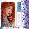 Bastón de Brillo Corporal para Festival de Carnaval Transfronterizo, Bastón de Brillo para Rostro, Sombra de Ojos con Brillo de Sirena, Maquillaje con Brillo Holográfico