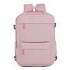 Mochila Nueva para Exteriores Transfronteriza para Hombres y Mujeres, Gran Capacidad, Color Sólido, para Viajes de Negocios y Uso Diario, con Compartimento para Zapatos, Mochila Ligera de Viaje