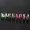 Europa y Estados Unidos nuevo pendiente de clip para oreja femenino personalidad diamante circonita de color tipo C pendiente de clip para oreja moda joyería para oreja sin perforación fabricantes al por mayor