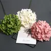 Flor de Hortensia Artificial Individual de Gama Alta Decoración de Fila de Flores para Bodas DIY Guía de Camino Flor Exportación Mayorista Hortensia Piruleta
