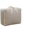 Bolsa de almacenamiento para edredón gran capacidad ropa edredón algodón lino mudanza embalaje bolsa de equipaje impermeable a prueba de humedad