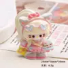 Accesorios de Resina para Manualidades de Dibujos Animados Joyería Cola de Caballo Estéreo Gatito Pasador para el Cabello Funda para Teléfono Móvil Hebilla de Zapato Llavero Colgante con