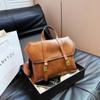 Mochila Retro Británica de Alta Gama para Mujer 2026 Nuevo Estilo Estilo Preppy Bolso de Hombro Maletín Mochila de Gran Capacidad