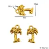 Acero Inoxidable Chapado al Vacío Oro 18K Colgante de Cruz Colgante Árbol de la Vida Pendientes DIY Collar Accesorios de Joyería