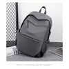 Nova Mochila para Computador Masculina, Mochila Campus Cor Sólida para Negócios, Mochila Estudantil Casual de Grande Capacidade para o Dia a Dia, Comércio Exterior