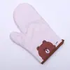 Luvas de Cozinha Anti-Escaldamento Temáticas de Animais Transfronteiriças, Luvas de Micro-ondas Caseiras de Desenho Animado, Luvas Caseiras de Cozinha Isolantes de Calor de Desenho Animado