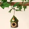 Área de Criação Ambiental da Turma do Jardim de Infância Layout Material Pingente Decoração Estilo Floresta Decoração Suspensa Corda de Cânhamo Ninho de Pássaro Criativo