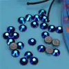 Punto Negro Color AB Diamante Caliente DIY Diamante Flash de Vidrio Accesorios para Ropa Manicura Al por Mayor
