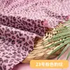 Tecido de Pelúcia Fio de Seda Brilhante Pelo de Cavalo Imitação de Visom Tecido para Roupas Estampa Animal Imitação Pelo Sintético Joias Artesanais DIY