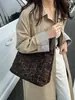 Bolso de mano para mujer estilo coreano, estampado de leopardo, moderno, nueva colección 2026, bolso bandolera retro de un solo hombro, popular para ir al trabajo, bolso tote de gran capacidad