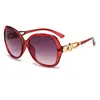 Nuevas gafas de sol para mujer, montura grande, cara fina, gafas Joker, anti-ultravioleta, para correr, puesto de gafas Jianghu, venta al por mayor, moda