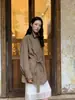 NEIHE 2026 Gabardina Casual Ligera Ligeramente para Exteriores con Botonadura Oculta para Mujer, Nuevo Modelo Otoño 260076