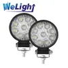 Faro modificado reflector de ingeniería redondo Mini 9 luces Luz de trabajo LED para coche WJ Luz auxiliar de ingeniería 42W