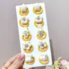 Faixa de Cabelo Pequena Fofa para Polegar de Bebê Não Machuca o Cabelo Elástico de Borracha Infantil Acessórios de Cabelo para Bebê Meninas