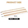 Juego de herramientas de cerámica de madera maciza natural, rodillo de arcilla para dar forma a platos de arcilla, herramientas de manualidades DIY para niños