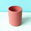 2026 Novo Modelo Copo de Mesa 300ml Copo de Silicone Grande Capacidade Sem Tampa Porta-Caneta de Silicone Pode Ser Impresso com Logo