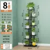 Estante para Flores Sala de Estar Estante para Flores de Pie Estante de Almacenamiento Balcón Hierro Potos Estante para Macetas Soporte Multicapa 2025 Nuevo Estilo