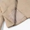 Ropa de Mujer Transfronteriza Otoño e Invierno 2026 Moda Europea y Americana Versátil Simple Abrigo de Lana con un Botón y Cuello Redondo para Mujer C93090