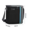 Bolsa Térmica Quadrada de Folha de Alumínio com Tecido Oxford Espesso para Almoço, Bolsa de Mão Portátil para Trabalhador de Escritório, Bolsa de Gelo para Exterior, Bolsa Térmica para Marmita