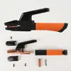 Pinzas de soldadura anti-quemaduras de alta resistencia mango de soldadura resistente al calor pistola de soldadura resistente a altas temperaturas pinzas de mango de soldadura