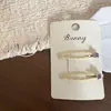 Nuevo Estilo Clip para el Cabello a Cuadros de Diamantes de Colores Clip Lateral Clip para el Flequillo