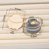 Marco Base de Brocado Song Estilo Chino para DIY de Signos del Zodiaco, Calabazas, Bolsas de la Suerte, Pipas, Colgantes para Coche, Broches y Accesorios de Marco Vacío