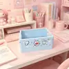 Pacha Dog Storage Caixa Desktop Dobrável Portátil Pequena Caixa Sala de Estar Mercearia de Plástico Caixa de Armazenamento de Cosméticos Caixa