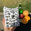 Caja de Empaque de Waffle de Huevo Estilo Nuevo, Popular en Xiaohongshu, Caja Desechable de Waffle de Huevo Explosivo Estilo Hong Kong