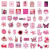 100 nuevas pegatinas de polvo negro estilo ins para decoración de cuadernos de mano, monopatines, tazas, impermeables de PVC, pegatinas transfronterizas