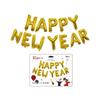 Decoración de Fiesta de Año Nuevo INS Feliz Año Nuevo 2025 Festival de Primavera Traje de Tarjeta de Papel HAPPYNEWYEAR Globo de Aluminio