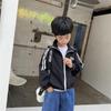 [Bienestar de Tallas Rotas] Abrigo con Ventilador de Moda para Niños Haima Sombrero Russo Camisa Ropa de Otoño para Niños