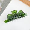 Berphia - Nuevos accesorios para el cabello con clip retro de ácido acético, horquilla con lazo, pinza de tiburón sencilla y elegante para mujer.